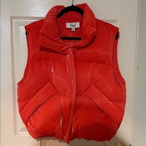 Coastal Women's Bright Red Puffer Vest